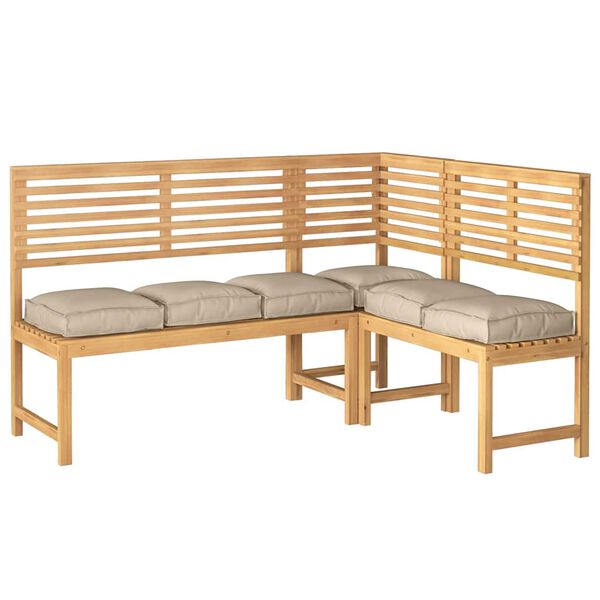 vidaXL Jastuk 6 pcs Sivo-smeđa 40 x 40 x 8 cm Oxford tkanina