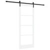 vidaXL Klizna vrata ORKDAL Bijelo 83 x 211 cm