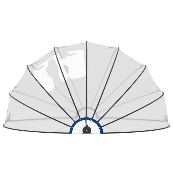 vidaXL Bazenska kupola 559 x 275 cm