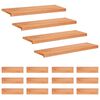 vidaXL Step treads 16 kom. 100 x 30 x 2 cm Lak Čvrsto drvo bukve