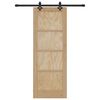 vidaXL Klizna vrata ORKDAL Smeđa 73,5 x 198,5 cm Čvrsto borovo drvo