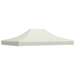 vidaXL Krov za &scaron;ator za zabave 4 x 3 m krem 270 g/m&sup2;