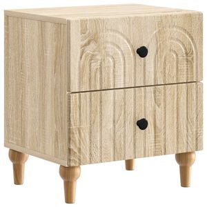vidaXL Noćni ormar Hrast sonoma 43 x 34,5 x 48 cm Konstruirano drvo