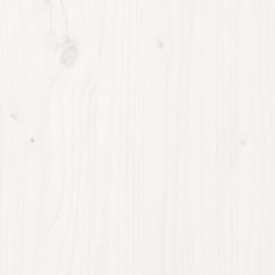 vidaXL Držač za cjepanice bijeli 33,5x30x110 cm od masivne borovine
