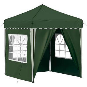 vidaXL Rastezljivi &scaron;ator za zabave 195 x 195 x 245 cm Zelena