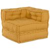 vidaXL Modularna sofa žuta 70x70x54 tkanina
