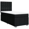 vidaXL Box spring krevet s madracem crni 90x190 cm od tkanine
