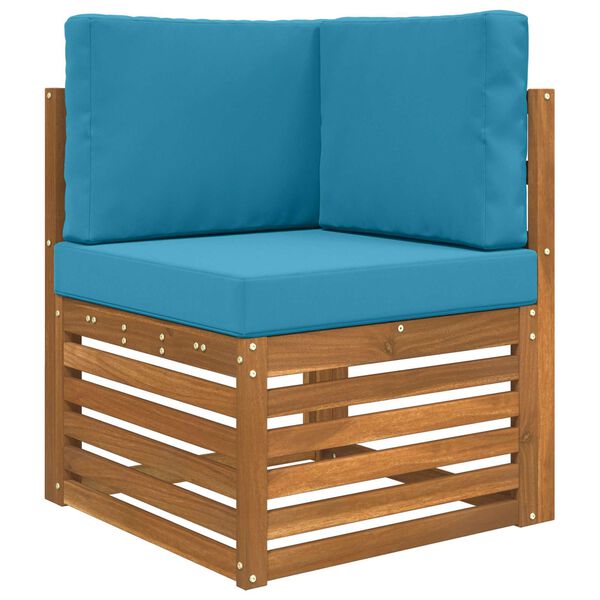 vidaXL Jastuk za vanjsku sofU 3 pcs Kraljevsko plava Poliester