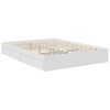 vidaXL Krevet s od storage Bijelo 150 x 200 cm Konstruirano drvo