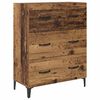vidaXL Highboard Staro drvo 69,5 x 34 x 180 cm Konstruirano drvo