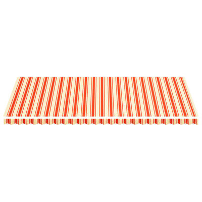vidaXL Zamjenska tkanina za tendu žuto-narančasta 6 x 3 m