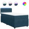 vidaXL Box spring krevet s madracem plavi 100x200 cm bar&scaron;unasti