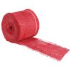 vidaXL Jutena rola 10 x 5000 cm Crvena
