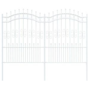 vidaXL Vrtna Ograda KAMPEN Bijelo