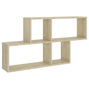 vidaXL Zidna polica boja hrasta sonome 100x18x53 cm konstruirano drvo