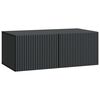 vidaXL TV ormar za zid Zidne Crna 78,5 x 41 x 30 cm Konstruirano drvo