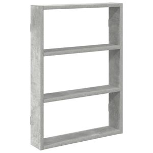 vidaXL Zidna polica beton siva 43x9x60 cm konstruirano drvo