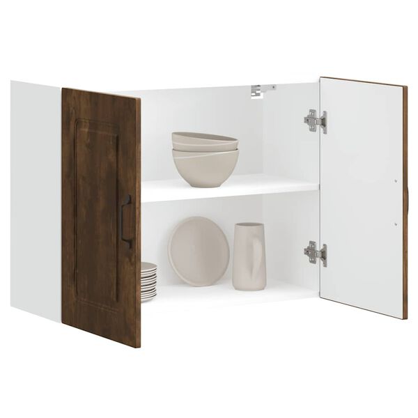 vidaXL Kuhinjski zidni ormarić Kalmar boja hrasta konstruirano drvo