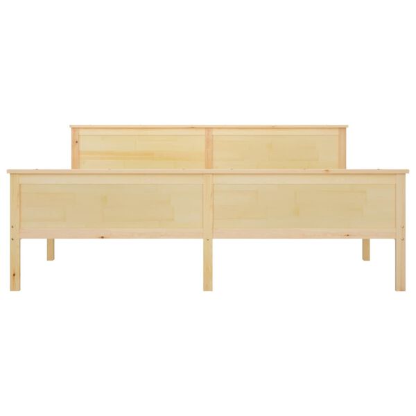 vidaXL Okvir za krevet od masivne borovine 180 x 200 cm