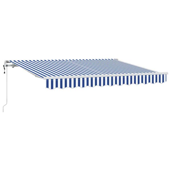 vidaXL Skrovita tenda Plava 300 x 200 cm tkanina