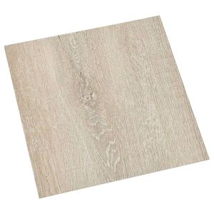 vidaXL Samoljepljive Pločice za Pod Smeđa i bež 30,5 x 30,5 cm 20 kom.