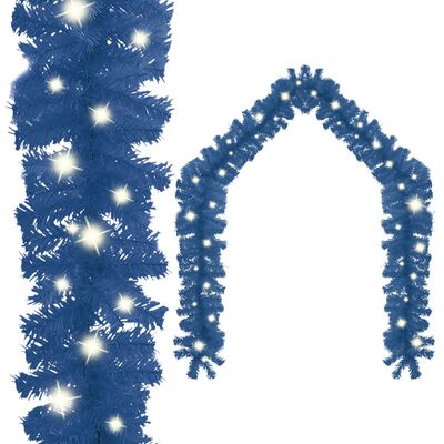 vidaXL Božićna girlanda s LED svjetlima 10 m plava