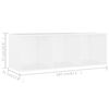 vidaXL TV ormarić bijeli 107 x 35 x 37 cm od konstruiranog drva