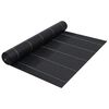 vidaXL Pokrov za suzbijanje korova i korijenja crni 1 x 10 m PP
