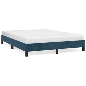 vidaXL Okvir za krevet bez madraca tamnoplavi 140x190 cm bar&scaron;unasti