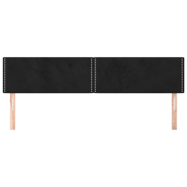 vidaXL Uzglavlja crna 180x5x78/88 cm bar&scaron;unasta