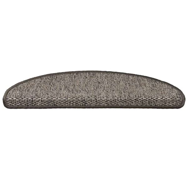 vidaXL Samoljepljivi otirači za stepenice 15 kom 65x21x4 cm sivi/bež