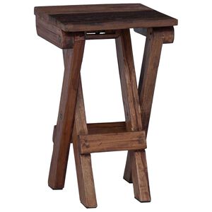 vidaXL Stolica Prirodna 30 x 30 x 48 cm Čvrsto drvo iz reciklaže