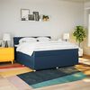 vidaXL Krevet s oprugama i madracem plavi 180x200 cm od tkanine