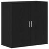 vidaXL Kreveta Crni hrast 79 x 38 x 80 cm Konstruirano drvo