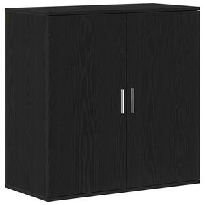 vidaXL Kreveta Crni hrast 79 x 38 x 80 cm Konstruirano drvo