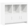 vidaXL Kreveta Bijela 98,5 x 33 x 80 cm Konstruirano drvo