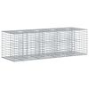 vidaXL Gabionski uzdignuti krevet 180 x 60 x 55 cm Pocinčani čelik