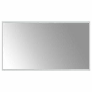vidaXL LED kupaonsko ogledalo s ogledalom *Transparent*an 90 x 50 cm