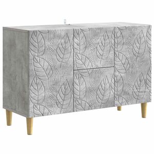 vidaXL Kreveta Betonska siva 89 x 34,5 x 60 cm Konstruirano drvo