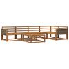 vidaXL Set vanjskih sofa 6 pcs Prirodna Čvrsto drvo akacije