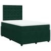 vidaXL Box spring krevet s madracem tamnozeleni 120x200 cm bar&scaron;unasti