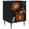 vidaXL Noćni ormar LOCHEM Crni hrast 36 x 33 x 51 cm Konstruirano drvo