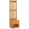 vidaXL Drvo za dvoranu SANDNES 45x40x159,5 cm puno drvo bor