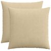 vidaXL Presvlaka za jastuk 2 pcs HEERLEN Zelena Siva 55 x 55 cm Kord