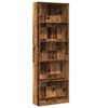 vidaXL Regal za knjige boja starog drva 60x24x176 cm drveni