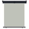 vidaXL Balkonska bočna tenda 145 x 250 cm siva
