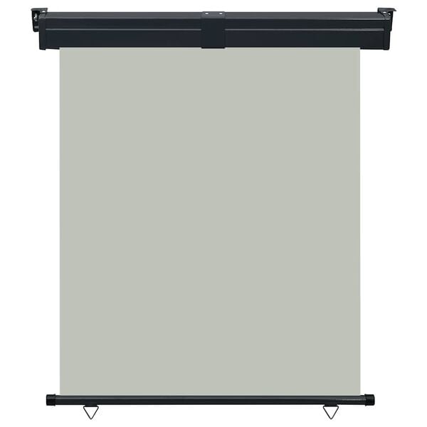 vidaXL Balkonska bočna tenda 145 x 250 cm siva