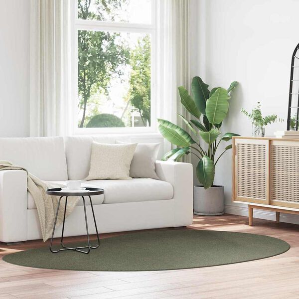 vidaXL Tepisi za područja HUARTE &Scaron;umsko zelena 160 x 230 cm Poliester