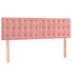 vidaXL Uzglavlja ružičasta 144x5x78/88 cm bar&scaron;unasta