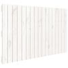 vidaXL Zidno uzglavlje bijelo 108 x 3 x 60 cm od masivne borovine